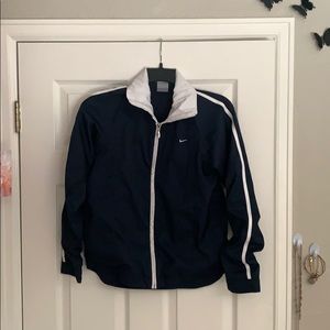 navy blue nike windbreaker